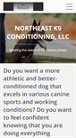 Mobile Screenshot of northeastk9conditioning.com
