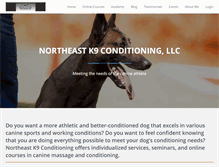 Tablet Screenshot of northeastk9conditioning.com